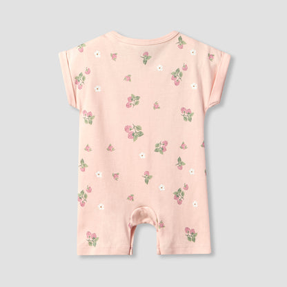 Pack of 3 Juniors Crew Neck Short Sleeves Romper with Assorted Print