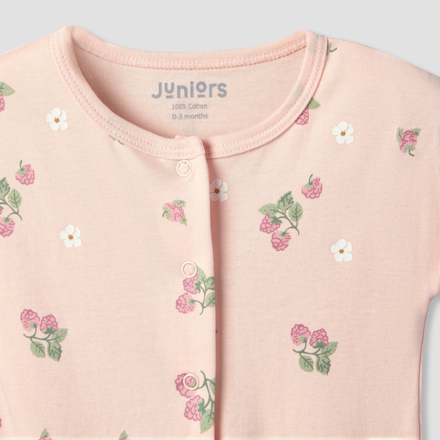 Pack of 3 Juniors Crew Neck Short Sleeves Romper with Assorted Print