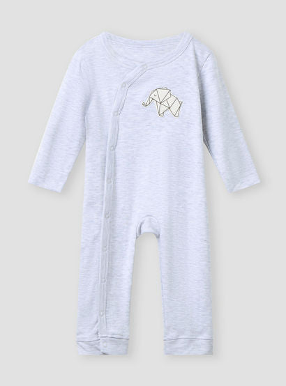 Juniors Assorted Sleepsuit with Long Sleeves and Button Closure - Set of 3-baby-boys-clothing-nightwear-sleepsuits-image-3