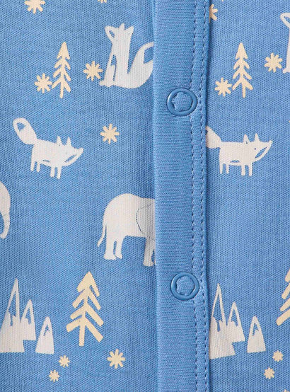 Juniors Assorted Sleepsuit with Long Sleeves and Button Closure - Set of 3-baby-boys-clothing-nightwear-sleepsuits-image-5