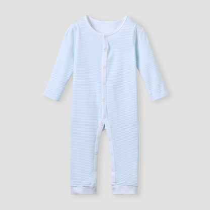 Juniors Assorted Sleepsuit with Long Sleeves and Button Closure - Set of 3