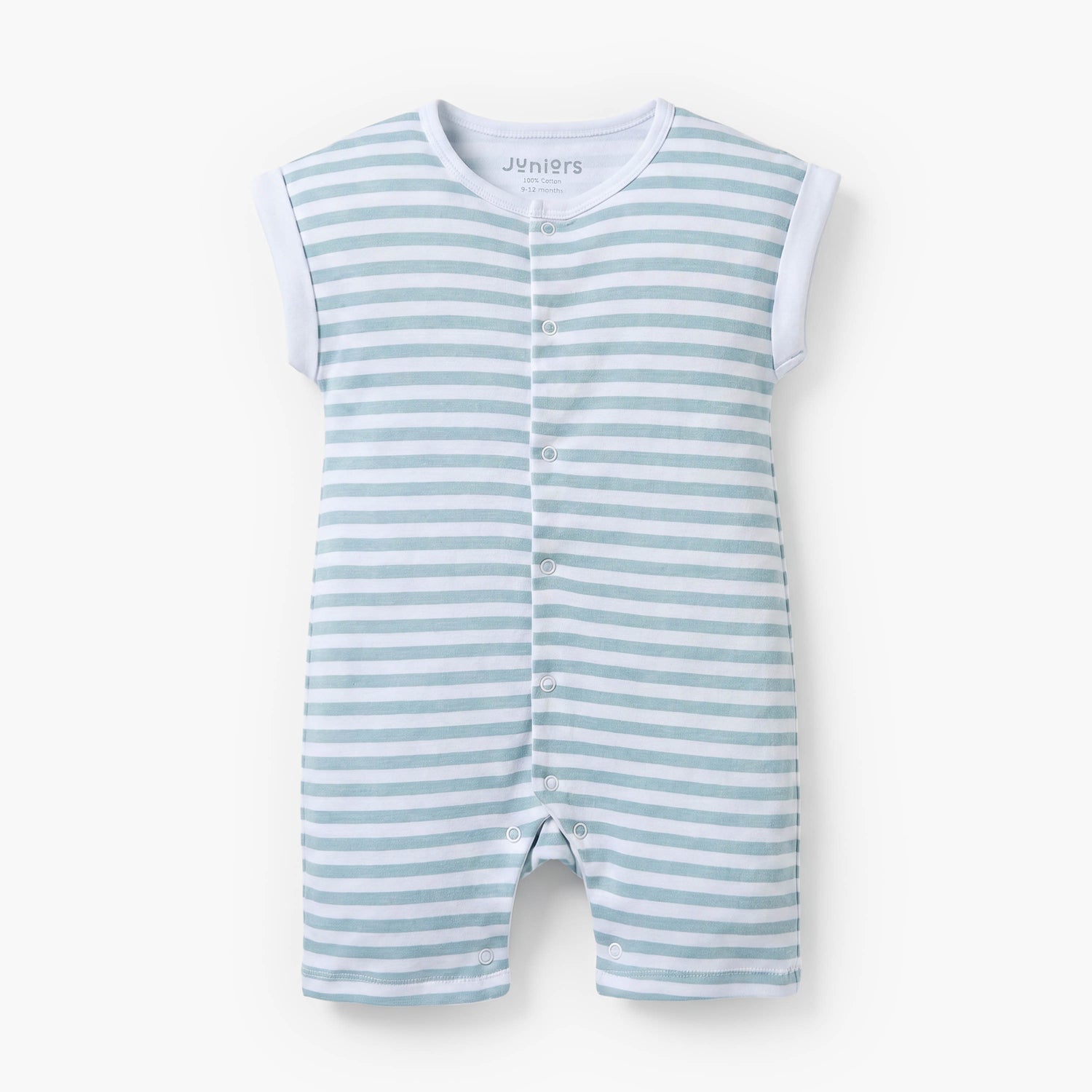 Pack of 3 Juniors Crew Neck Short Sleeves Rompers with Aeroplane Print