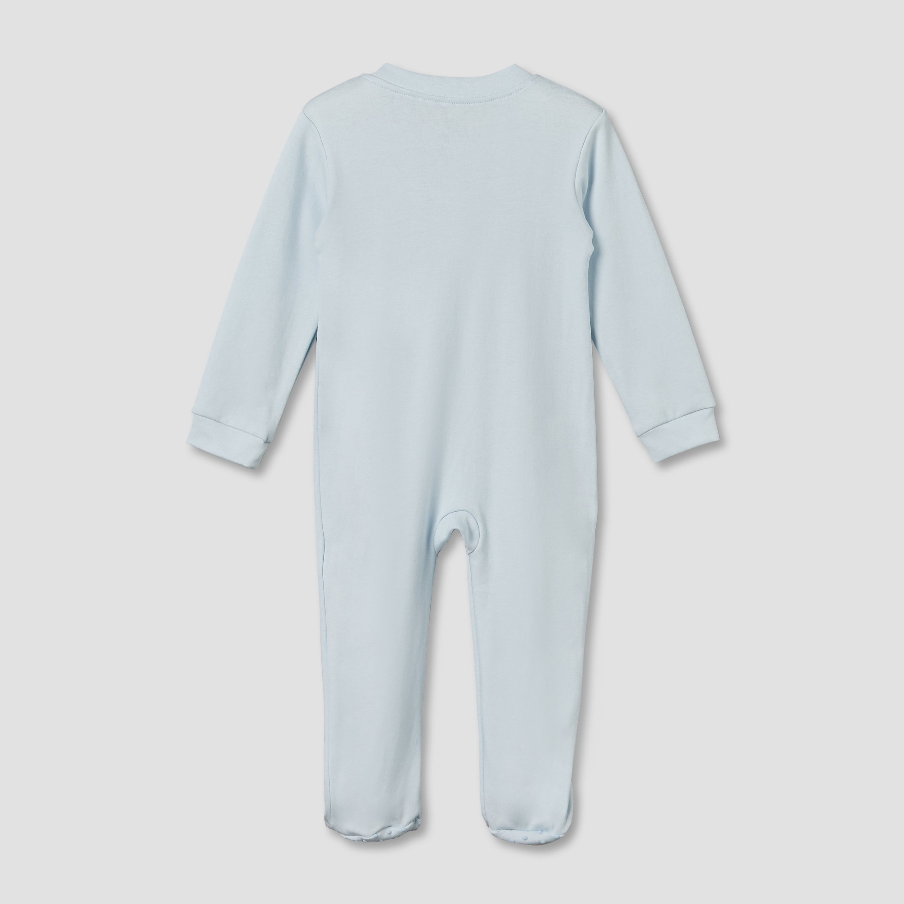 Pack of 3 Disney Cotton Mandarin Collar Long Sleeve Sleepsuit with Mickey Mouse Print