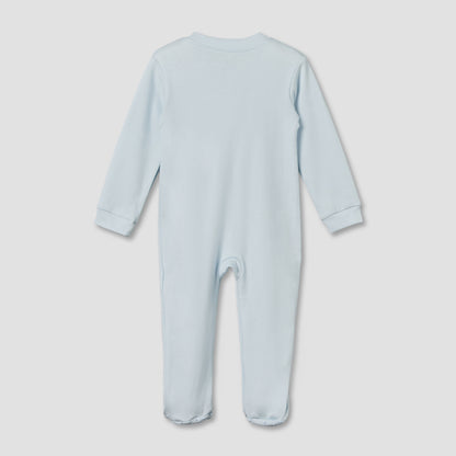 Pack of 3 Disney Cotton Mandarin Collar Long Sleeve Sleepsuit with Mickey Mouse Print