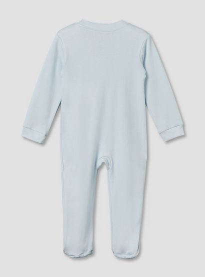 Pack of 3 Disney Cotton Mandarin Collar Long Sleeve Sleepsuit with Mickey Mouse Print-baby-boys-clothing-nightwear-sleepsuits-image-6