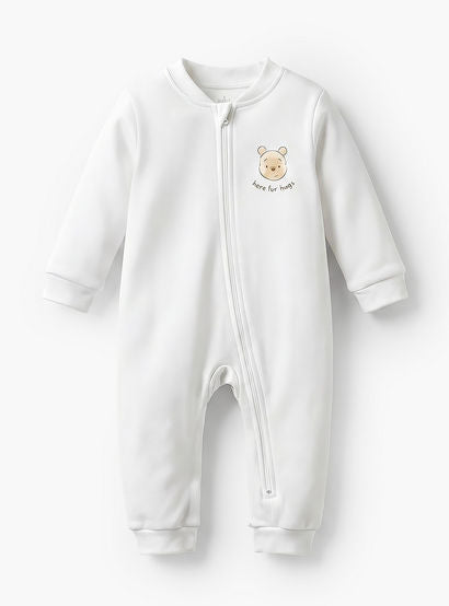 Pack of 3 Disney Cotton Mandarin Collar Long Sleeves Sleepsuit with Winnie the Pooh Print-baby-boys-clothing-nightwear-sleepsuits-image-5