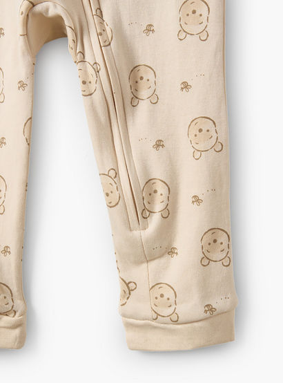 Pack of 3 Disney Cotton Mandarin Collar Long Sleeves Sleepsuit with Winnie the Pooh Print-baby-boys-clothing-nightwear-sleepsuits-image-8