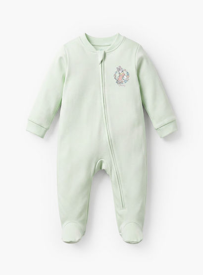 Pack of 3 Disney Cotton Mandarin Collar Long Sleeve Sleepsuit with Daisy Duck Print-baby-girls-clothing-nightwear-sleepsuits-image-3