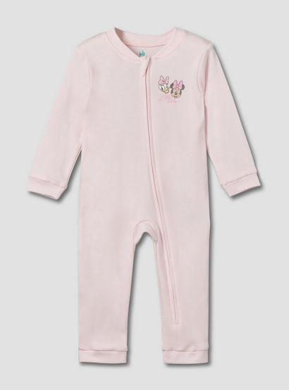 Pack of 3 Disney Cotton Mandarin Collar Long Sleeve Sleepsuit with Minnie Mouse and Daisy Duck Print-baby-girls-clothing-nightwear-sleepsuits-image-8