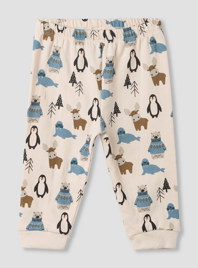 Juniors Pyjama Set with Arctic Animal Print - Cotton - Long Sleeves - Crew Neck-baby-boys-clothing-nightwear-pyjamasets-image-3