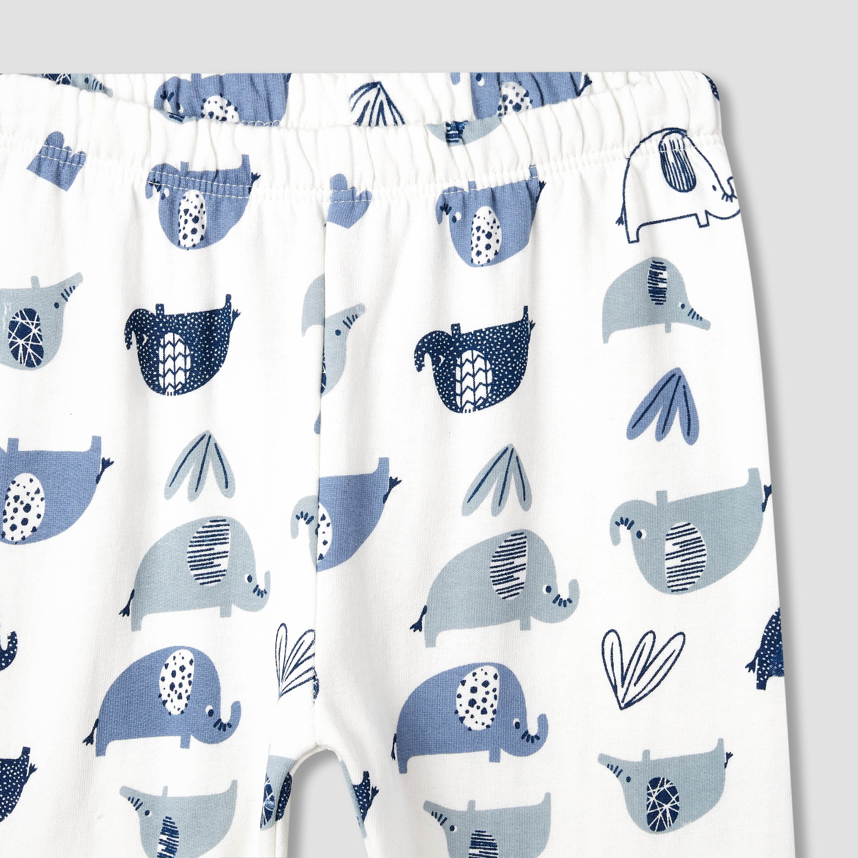 Juniors Elephant Embroidered T-shirt and Pyjama Set