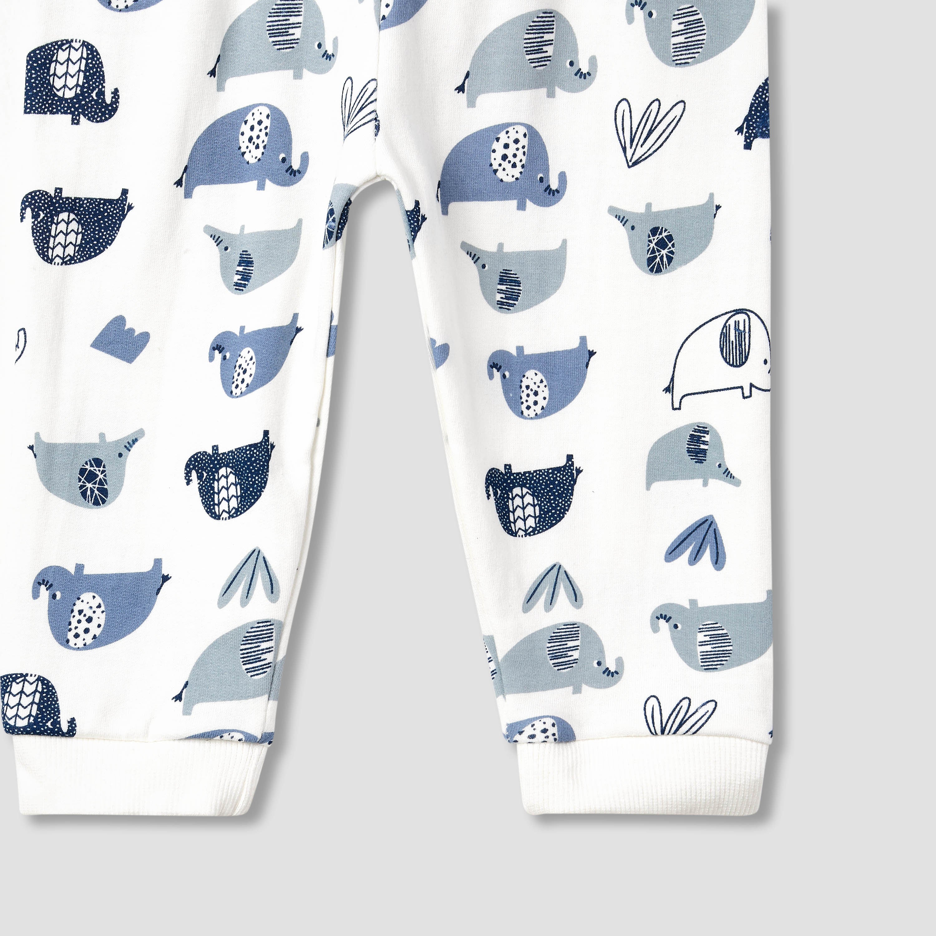 Juniors Elephant Embroidered T-shirt and Pyjama Set