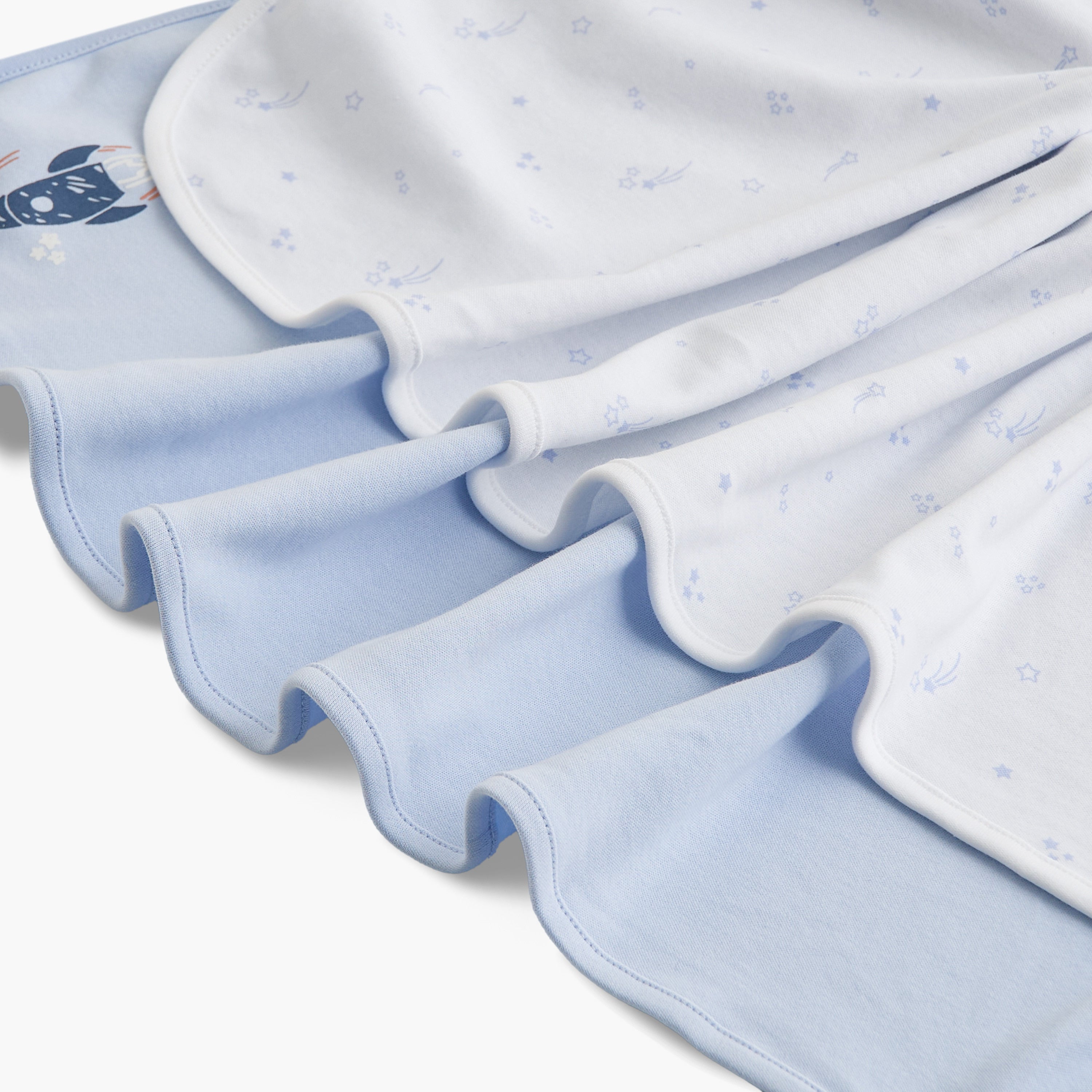 Juniors Printed Receiving Blanket - Set of 2