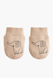 Juniors Elephant Print Mittens-undefined-image-1