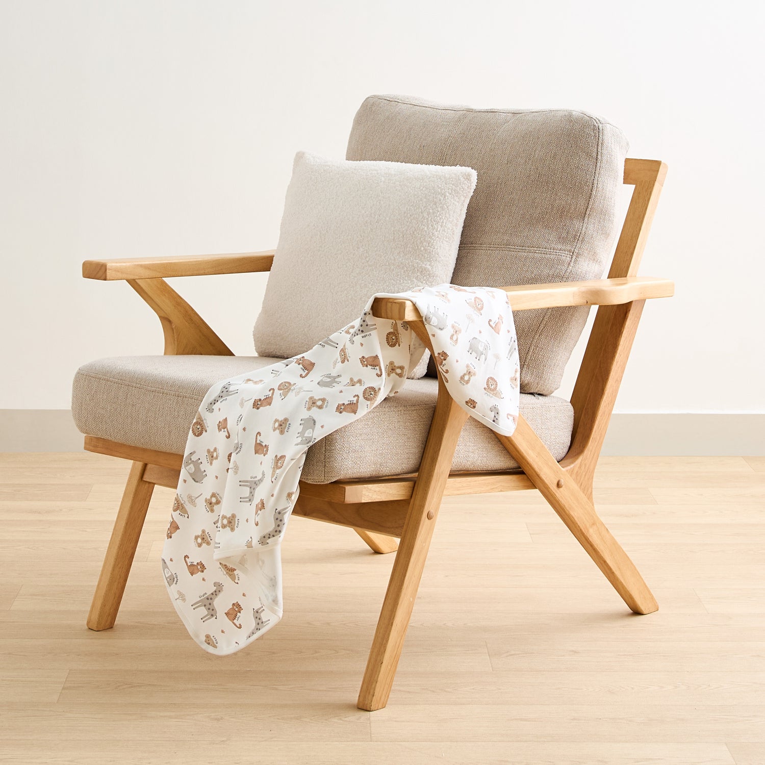 Juniors 2-Piece Printed Receiving Blanket Set - 70x70 cm