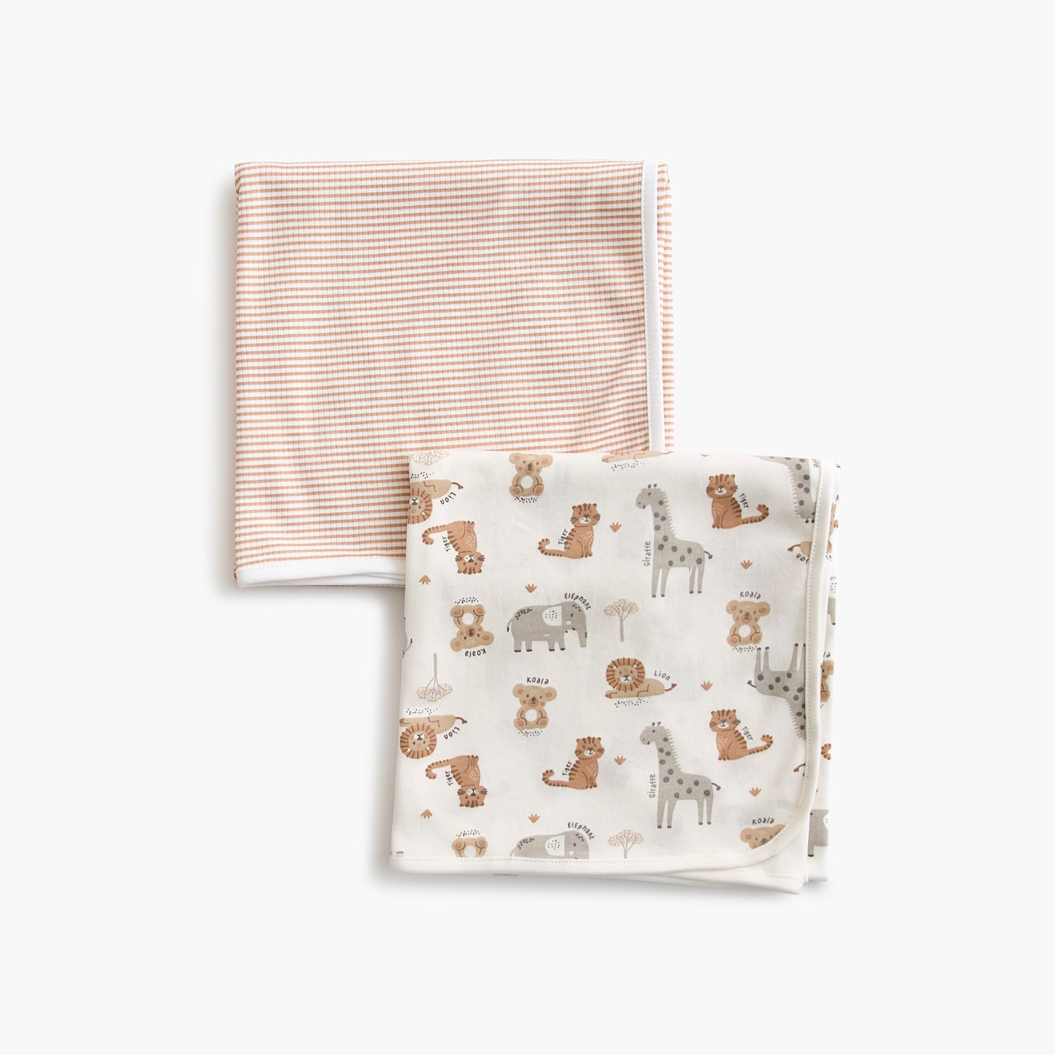 Juniors 2-Piece Printed Receiving Blanket Set - 70x70 cm