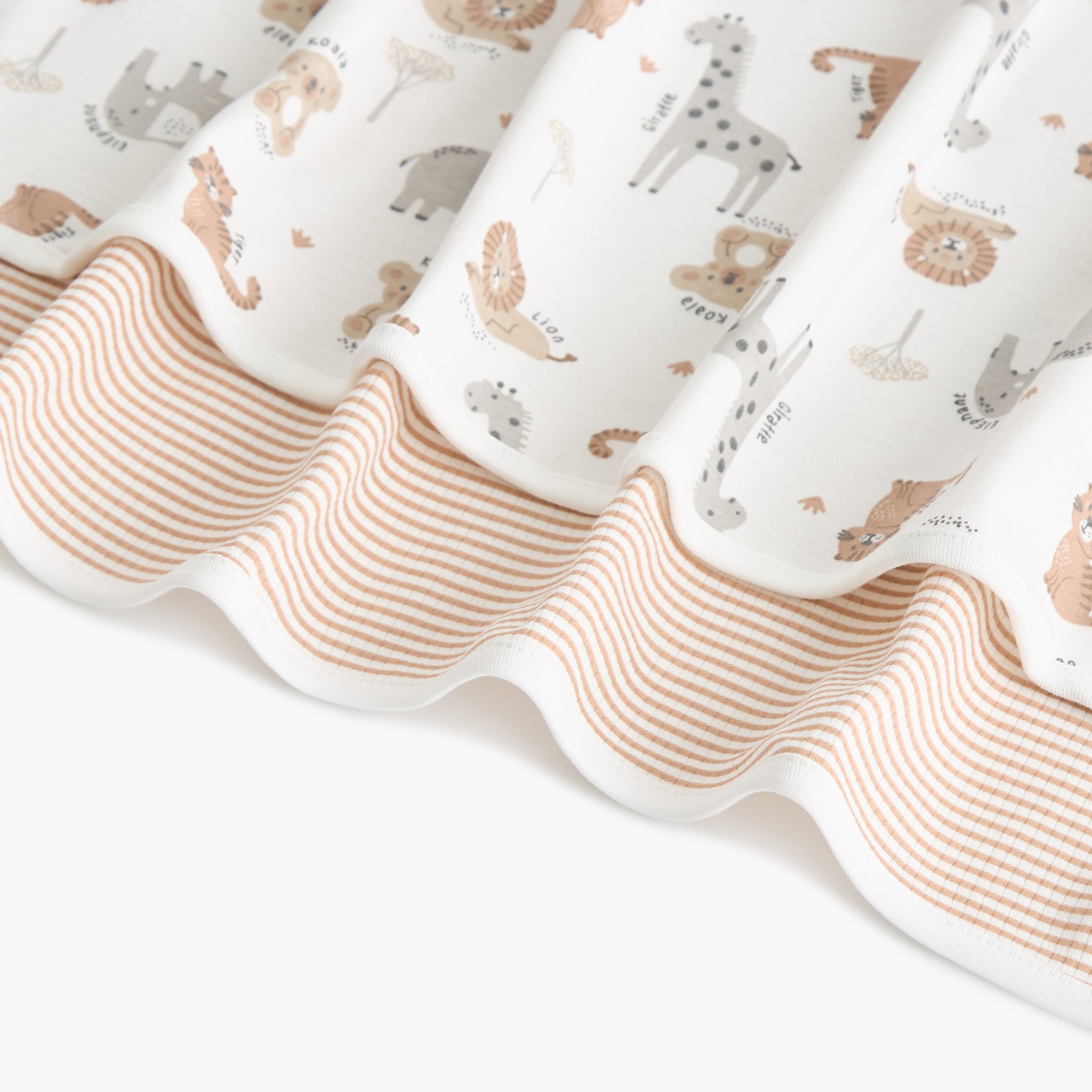 Juniors 2-Piece Printed Receiving Blanket Set - 70x70 cm