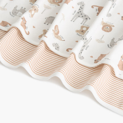 Juniors 2-Piece Printed Receiving Blanket Set - 70x70 cm