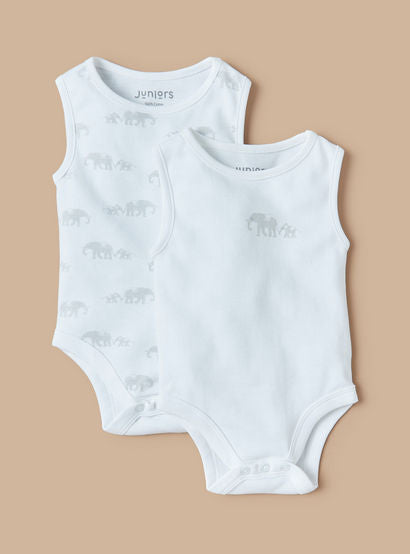 Juniors Printed Sleeveless Bodysuit - Set of 2-baby-boys-clothing-multipacks-image-1