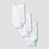 Juniors Printed Sleeveless Bodysuit - Set of 3 - Blue / 12-18 mths