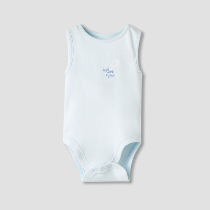 Juniors Printed Sleeveless Bodysuit - Set of 3