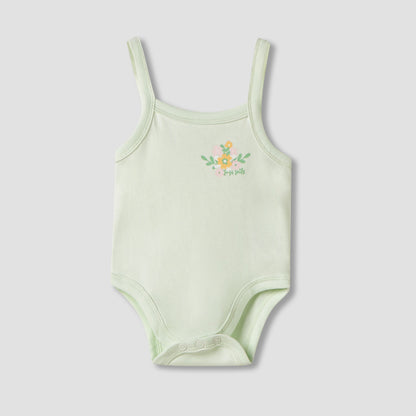 Juniors Printed Strappy Bodysuit - Set of 3