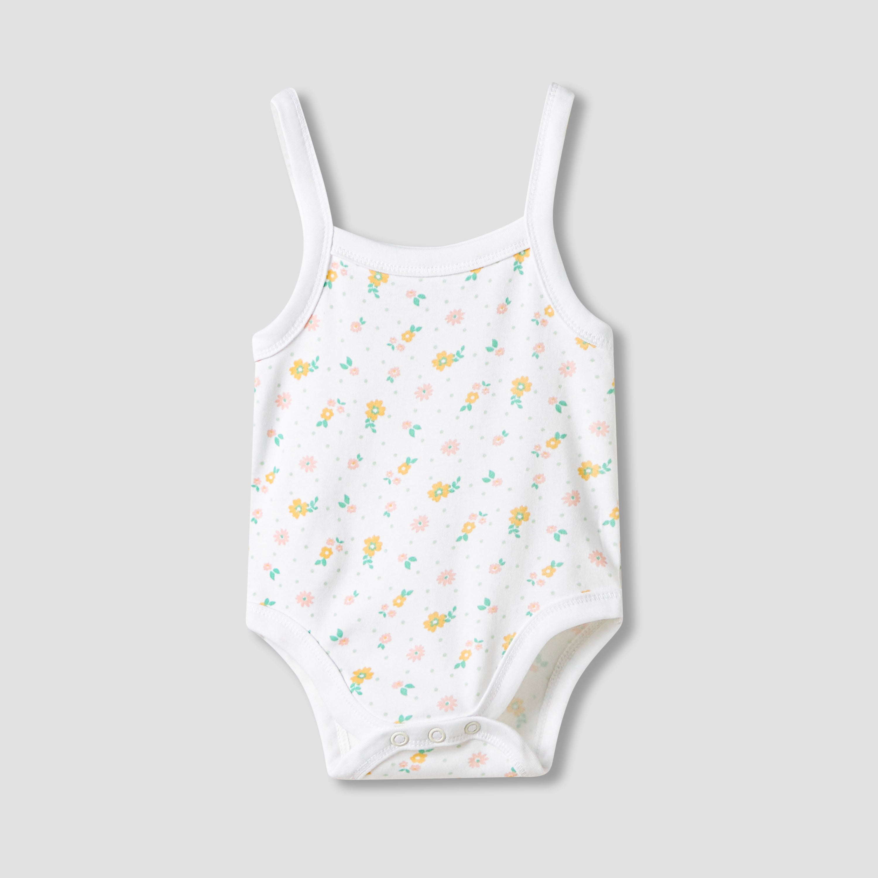 Juniors Printed Strappy Bodysuit - Set of 3