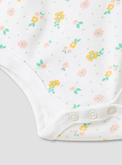 Juniors Printed Strappy Bodysuit - Set of 3-baby-girls-clothing-bodysuits-image-5