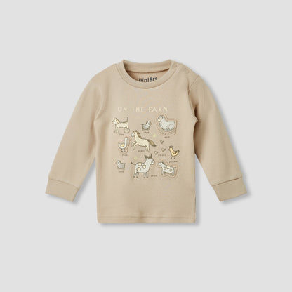 Juniors Animal Print T-shirt and Pyjama Set
