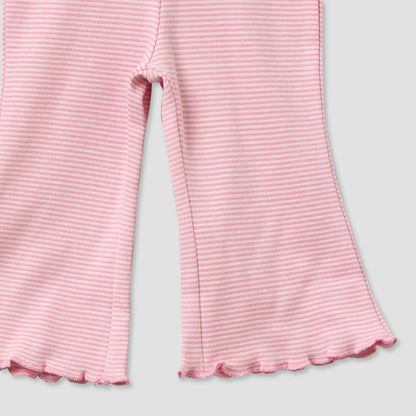 Juniors Cotton Long Sleeves Pyjama Set with Bunny Applique