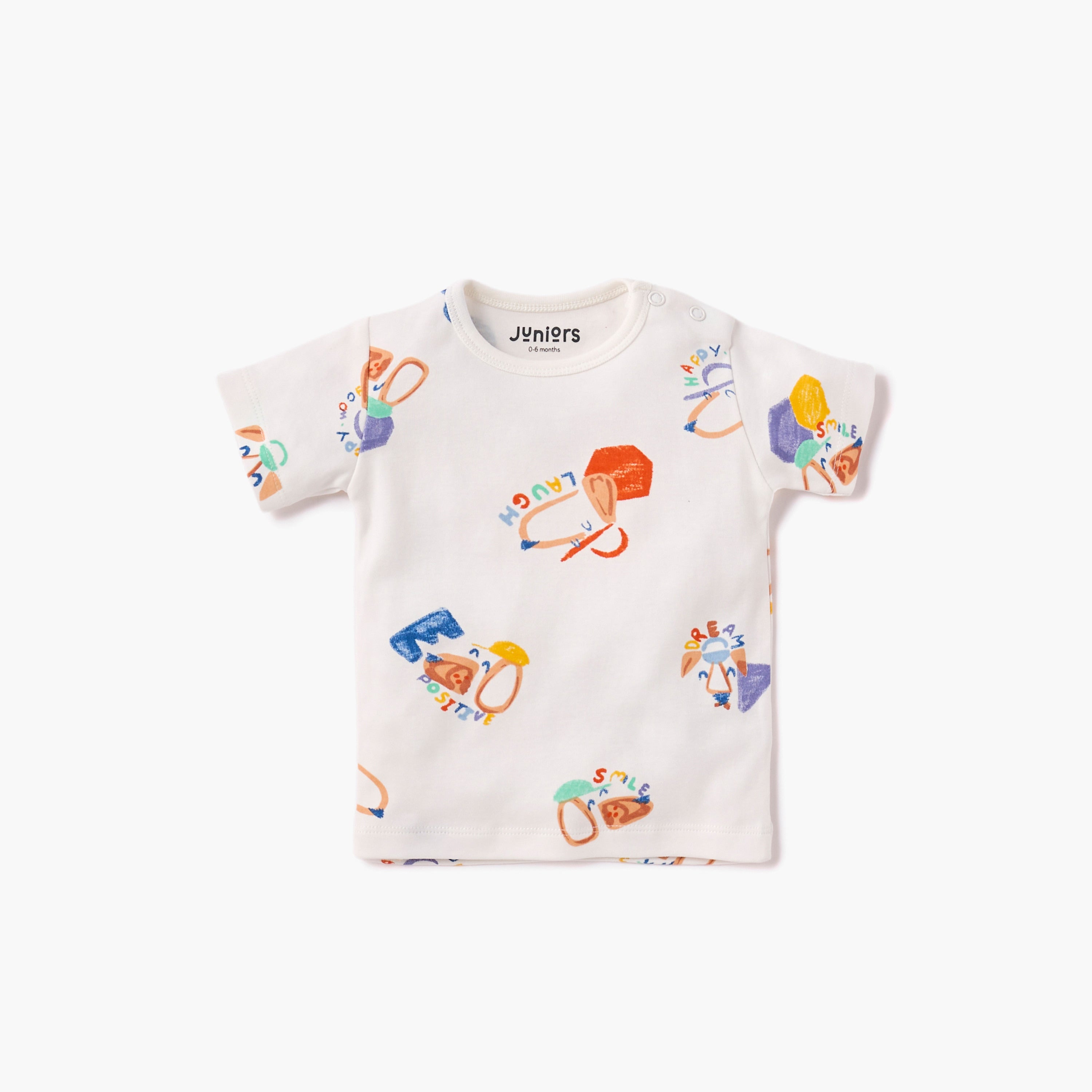 Juniors Assorted Printed T-shirt with Short Sleeves - Set of 5