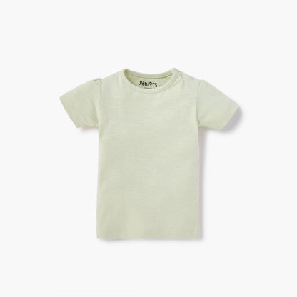 Juniors Printed T-shirt with Short Sleeves and Button Closure - Set of 5