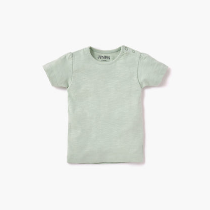 Juniors Assorted Printed Round Neck T-shirt with Short Sleeves - Set of 5