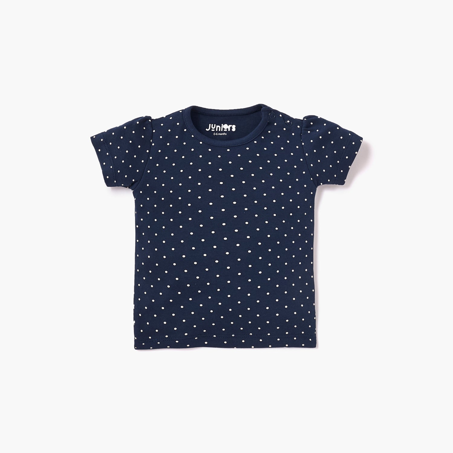 Juniors Assorted Printed Round Neck T-shirt with Short Sleeves - Set of 5