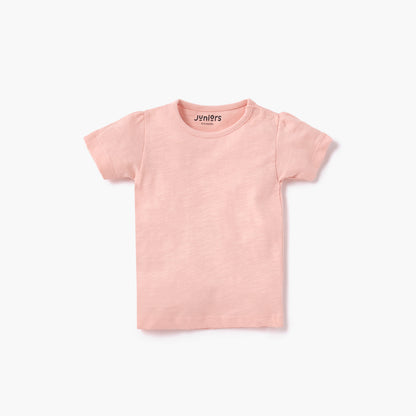 Juniors Assorted Printed Round Neck T-shirt with Short Sleeves - Set of 5
