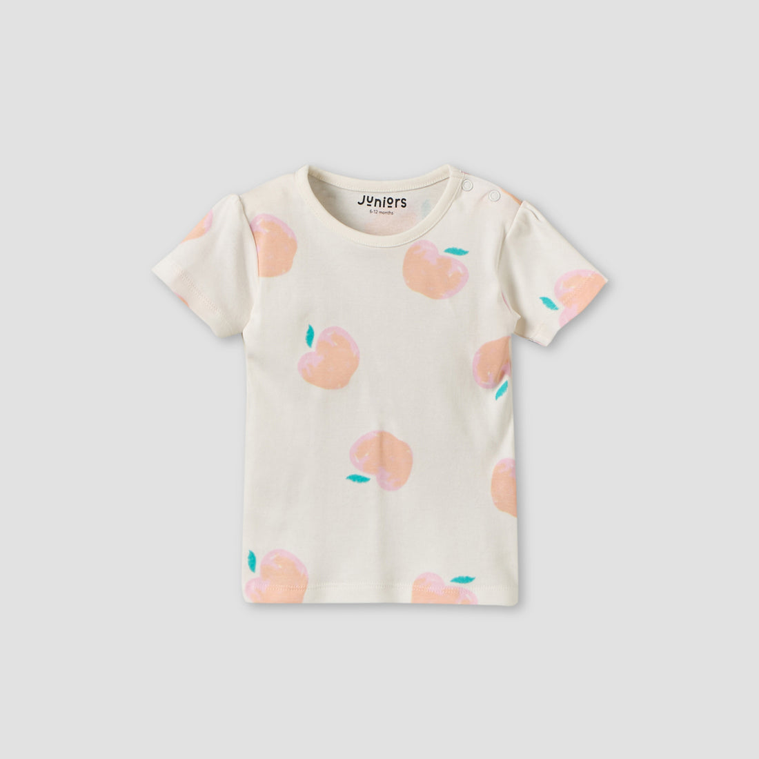 Pack of 5 Juniors Crew Neck Short Sleeves T-shirt with Assorted Print