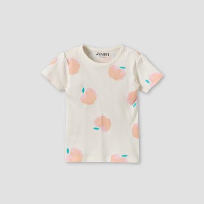 Pack of 5 Juniors Crew Neck Short Sleeves T-shirt with Assorted Print