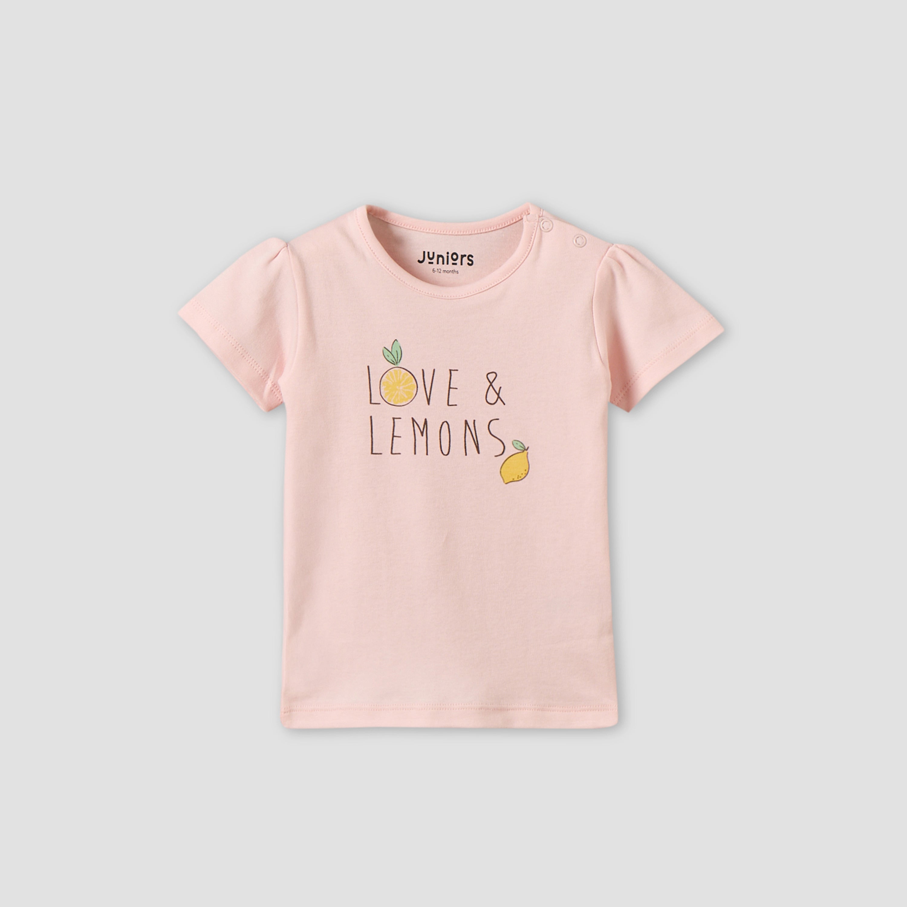 Pack of 5 Juniors Crew Neck Short Sleeves T-shirt with Assorted Print