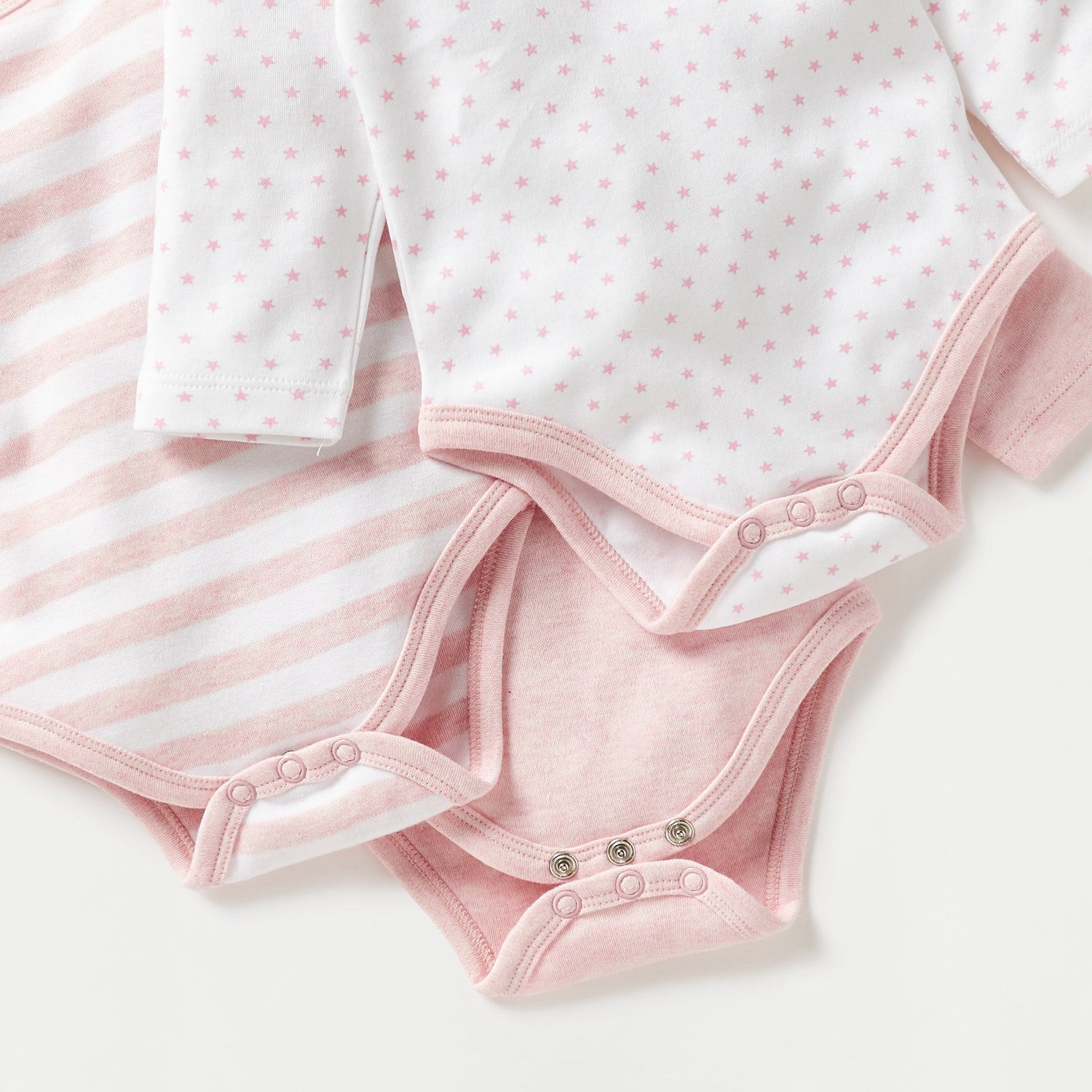 Juniors Printed Bodysuit with Long Sleeves - Set of 3