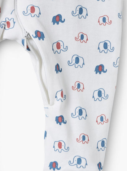 Juniors Cotton Crew Neck Long Sleeves Sleepsuit with Elephant Print-baby-boys-clothing-nightwear-sleepsuits-image-7