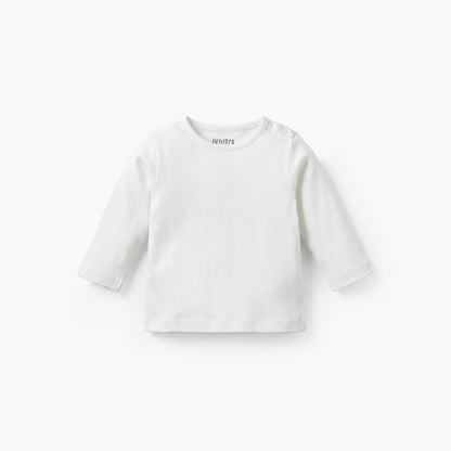 Juniors Crew Neck Long Sleeves T-shirt and Dungaree Set with Stripes