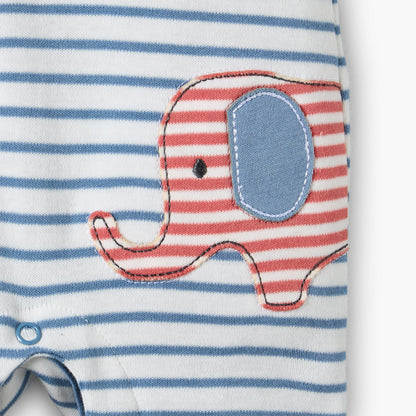 Juniors Crew Neck Long Sleeves T-shirt and Dungaree Set with Stripes