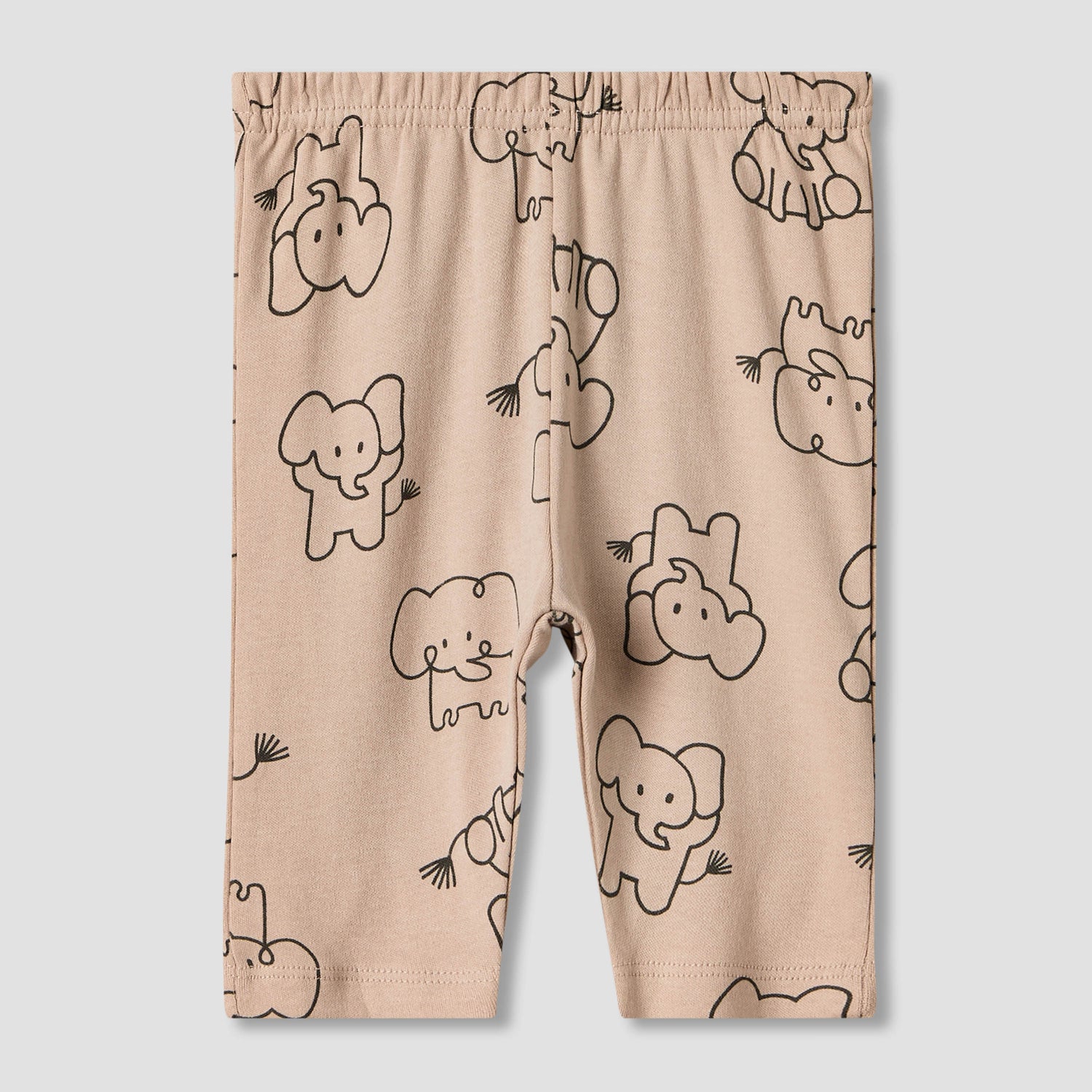 Pack of 2 Juniors Cotton Round Neck Long Sleeves Pyjama Set with Elephant Print