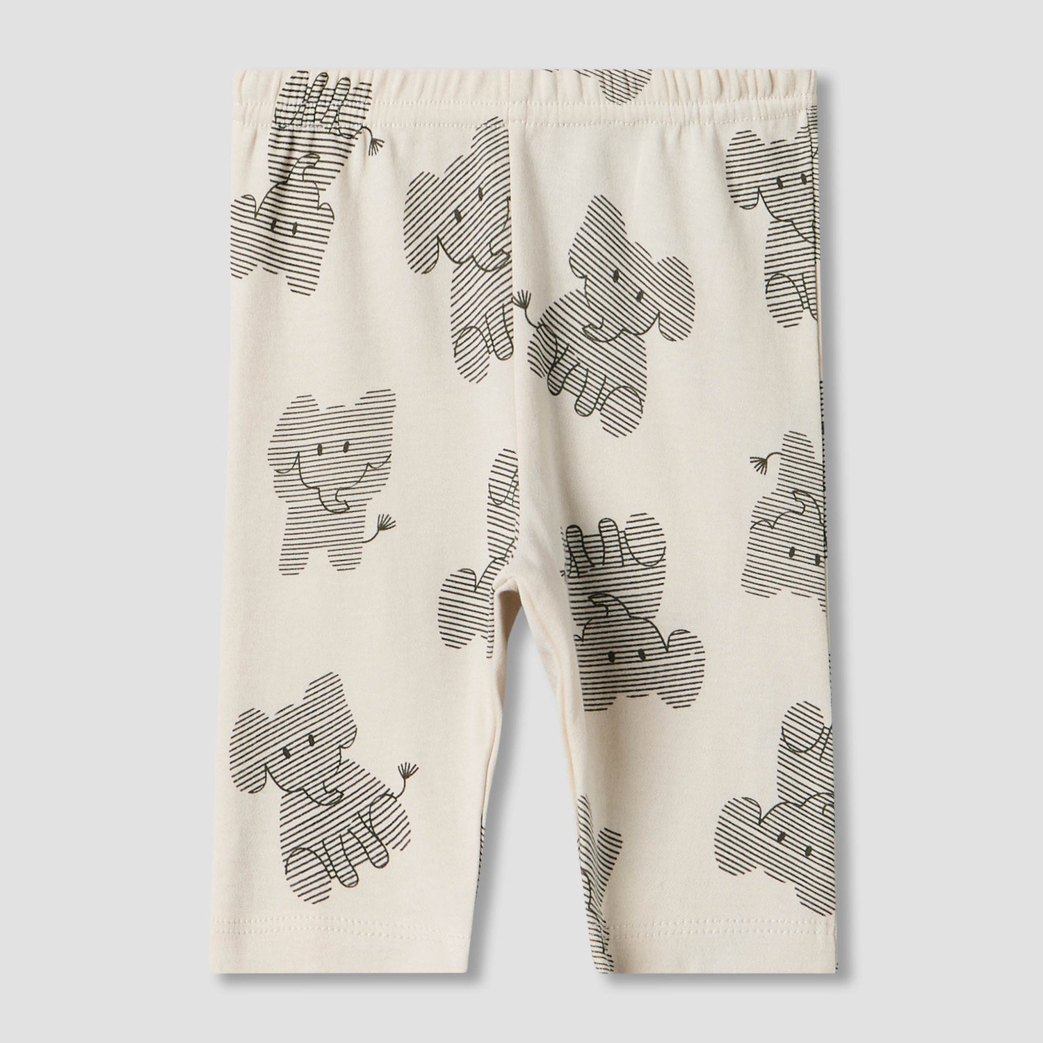 Pack of 2 Juniors Cotton Round Neck Long Sleeves Pyjama Set with Elephant Print