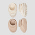Pack of 2 Juniors Booties with Assorted Design - Beige / 0-6 mths