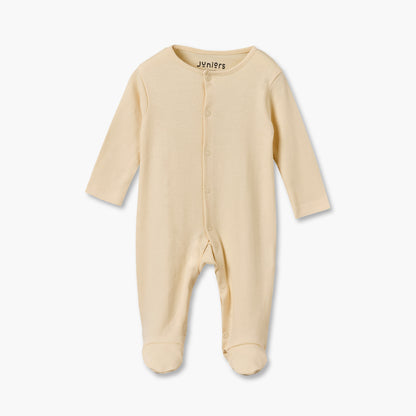Pack of 5 Juniors Cotton Crew Neck Long Sleeves Sleepsuit with Snap Button Closure