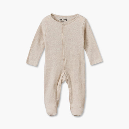 Pack of 5 Juniors Cotton Crew Neck Long Sleeves Sleepsuit with Snap Button Closure