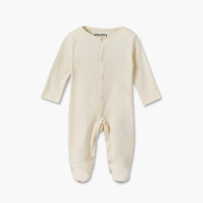 Pack of 5 Juniors Cotton Crew Neck Long Sleeves Sleepsuit with Snap Button Closure