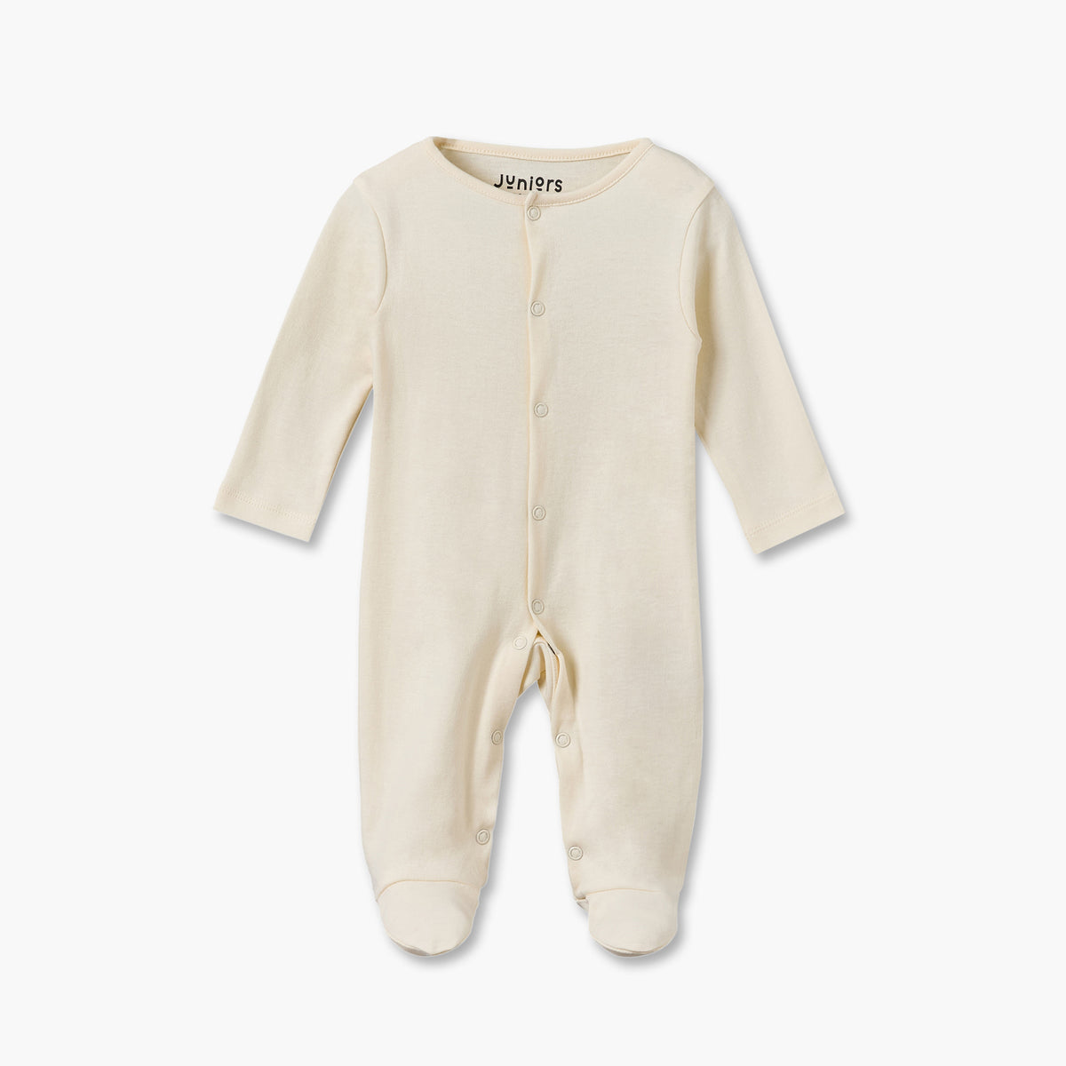 Pack of 5 Juniors Cotton Crew Neck Long Sleeves Sleepsuit with Snap Button Closure