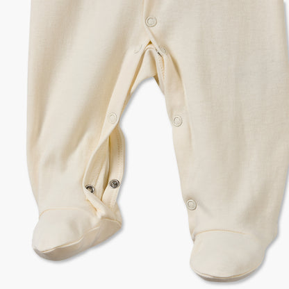 Pack of 5 Juniors Cotton Crew Neck Long Sleeves Sleepsuit with Snap Button Closure